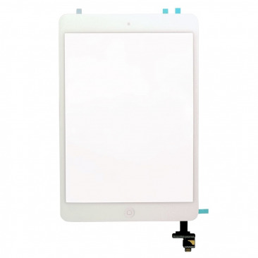 Тачскрин для Apple iPad mini / mini 2 + кнопка Home (A1432 / A1454 / A1455 / A1489 / A1490 / A1491) (белый)