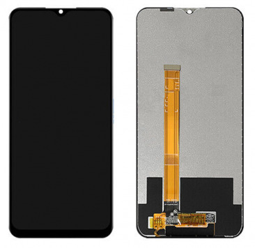 Дисплей для Realme C11 2019 C12, C15 тачскрин черный OEM