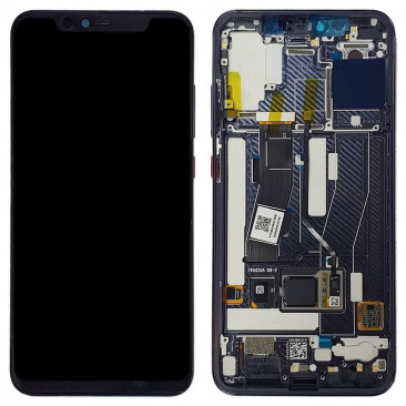 Дисплей для Xiaomi Mi 8 Pro Mi 8 Explover тачскрин в рамке черный OEM
