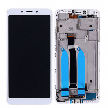 Дисплей для Xiaomi Redmi 6 Redmi 6A в рамке тачскрин белый OEM