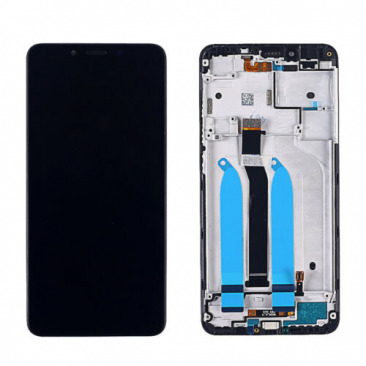 Дисплей для Xiaomi Redmi 6 Redmi 6A тачскрин в рамке черный OEM