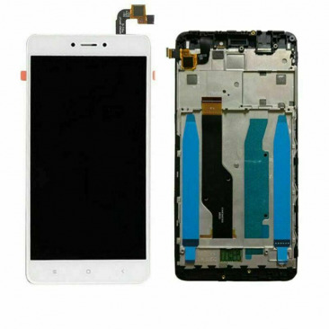 Дисплей для Xiaomi Redmi Note 4X в рамке тачскрин белый OEM