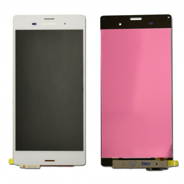 Дисплей для Sony Xperia Z3 Dual D6603, D6643, D6653, D6616, D6633 тачскрин белый OEM