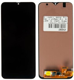 Дисплей для Samsung SM-A305F Galaxy A30 тачскрин черный OLED
