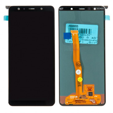 Дисплей для Samsung SM-A750F Galaxy A7 2018 тачскрин черный OLED