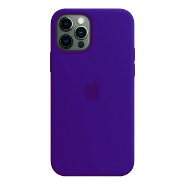 Чехол для iPhone 12 / 12 Pro Silicone Case (ультра-фиолетовый)