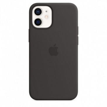Чехол для iPhone 12 Mini Silicone Case черный