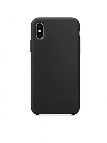 Чехол для iPhone X / XS Silicone Case черный