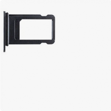 Держатель SIM-карты для iPhone 8 Plus с толкателем кнопки громкости и блокировки (черный)
