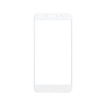 Защитное стекло 10D для Xiaomi 5x белый FULL