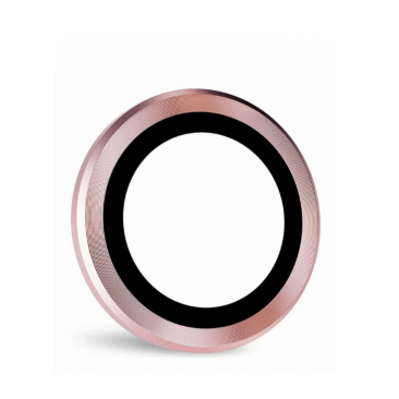 Защитное стекло камеры для iPhone 12 Pro Max светящийся розовый