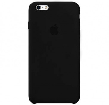 Чехол Apple iPhone 6 / 6s силикон глянец (черный)