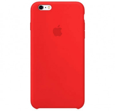 Чехол Apple iPhone 6 Plus / 6S Plus Silicone Case №14 (красный)