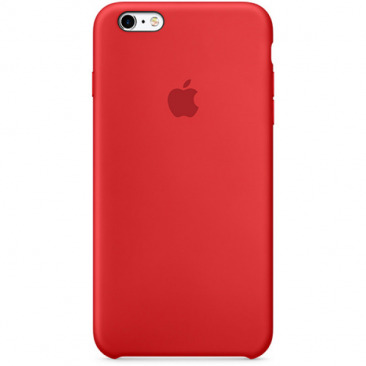 Чехол Apple iPhone 6 Plus / 6S Plus Silicone Case (красно-розовый)