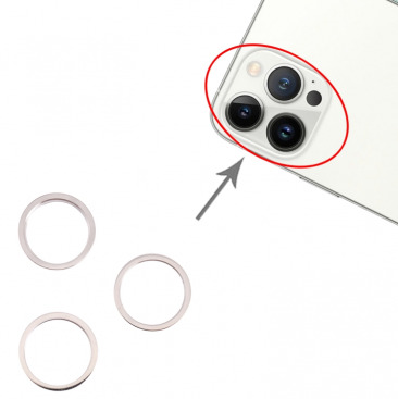 Ободок под камеру для iPhone 13 Pro, 13 Pro Max 3 шт белый OEM