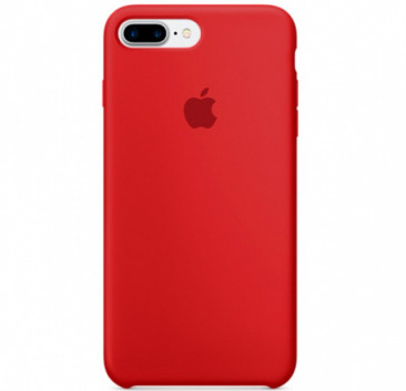 Чехол Apple iPhone 7 Plus / 8 Plus Silicone Case №14 (красный)