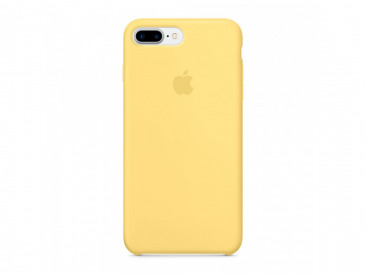 Чехол Apple iPhone 7 Plus / 8 Plus Silicone Case №4 (Светло-Желтый)