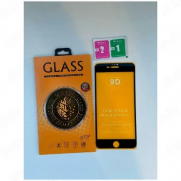 Защитное стекло 9H для iPhone 7 Plus и 8 Plus FULL черный