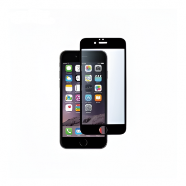 Защитное стекло 9H для iPhone 6 и 6s FULL 9H черный
