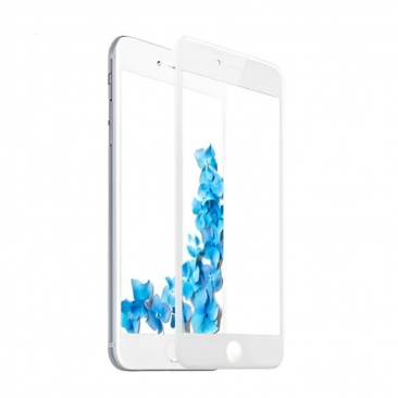 Защитное стекло 9H для iPhone 7 и 8  SE  FULL белый