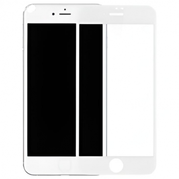 Защитное стекло 20D iPhone 6 Plus и 6s Plus FULL белый