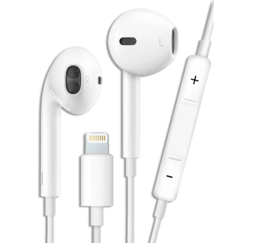Наушники Apple EarPods 8pin 1:1 с микрофоном