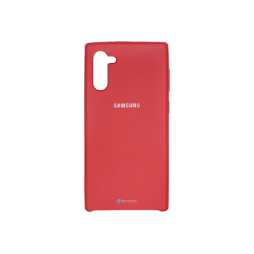 Чехол Samsung Silicone Cover для Galaxy Note 10 (SM-N970F) (красный)