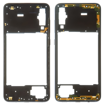 Средняя часть корпуса для Samsung A705 Galaxy A70 (черный)