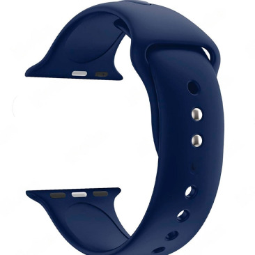 Ремешок силиконовый для Apple Watch Series 38mm/40mm/41mm кобальтово-синий