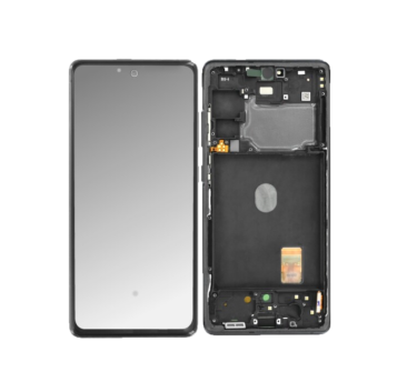 Дисплей для Samsung Galaxy S20FE SM-G780F в рамке тачскрин черный OEM