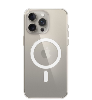 Чехол Apple iPhone 15 Pro Max Clear Case MagSafe (прозрачный)