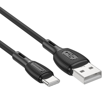 Кабель BOROFONE BX86 TYPE-C USB 3A 1m (черный)