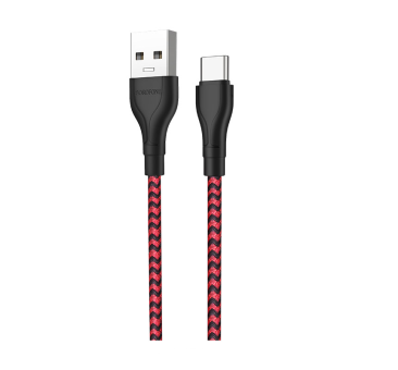 Кабель BOROFONE BX39 TYPE - C USB 1.0m 3A (красный)