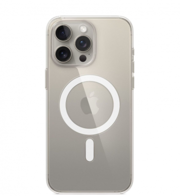 Чехол Apple iPhone 15 Pro Clear Case MagSafe (прозрачный)