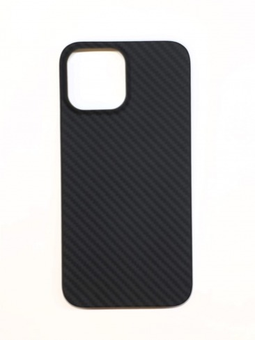Чехол-накладка Карбон для Apple iPhone 13 Pro Max (черный)