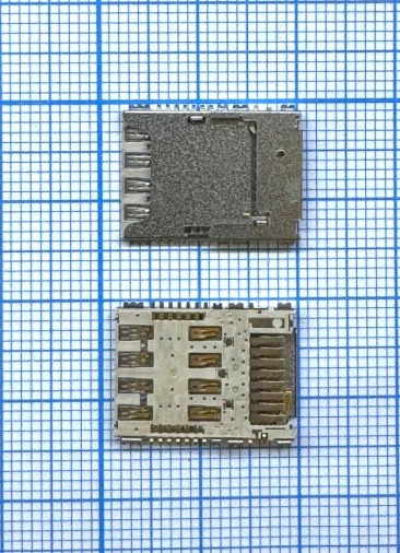Коннектор Micro-Sim+Micro SD Samsung Galaxy S5 (SM-G900FD)