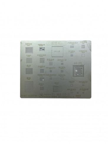 Трафарет для iPhone Xs Max- A12-1 BGA трафарет CPU IC 0,12mm