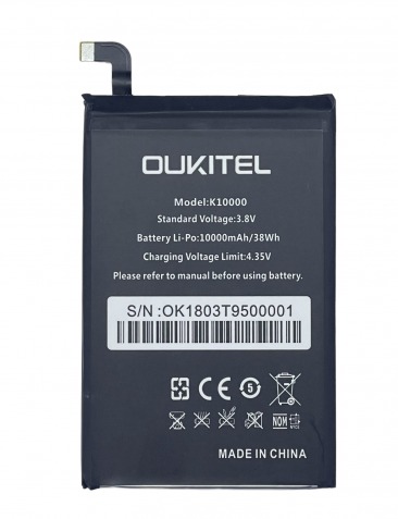 Аккумулятор для Oukitel K10000 10000mAh ОЕМ