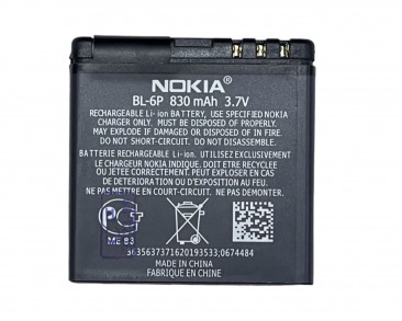 Аккумулятор для Nokia BL-6P 830mAh OR