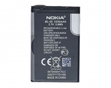 Аккумулятор для Nokia BL-5C 1020mAh ОЕМ