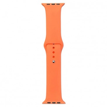 Ремешок силиконовый для Apple Watch Series 42mm/44mm оранжевый N5