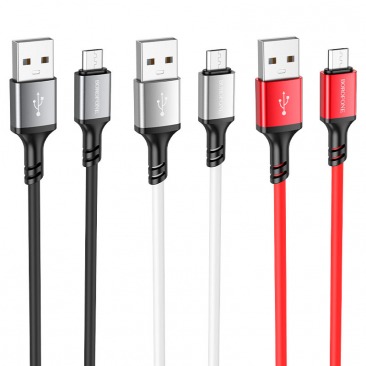 Кабель BOROFONE BX83 Micro USB 2.4A 1m (черный)