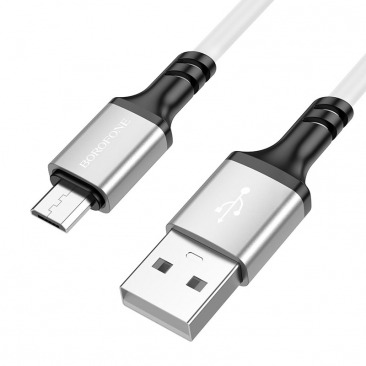 Кабель BOROFONE BX83 Micro USB 2.4A 1m (белый)