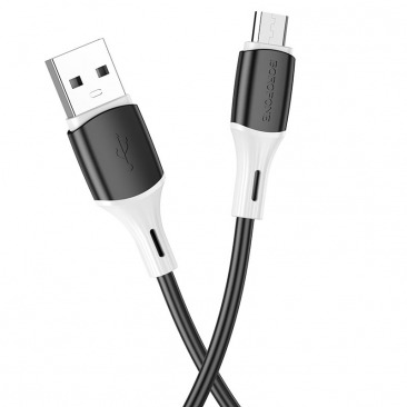 Кабель BOROFONE BX79 Micro USB 2.4A 1m (черный)