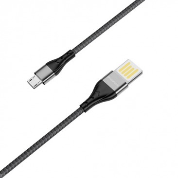 Кабель BOROFONE BU11 Micro USB 2.4A 1.2m (черный)