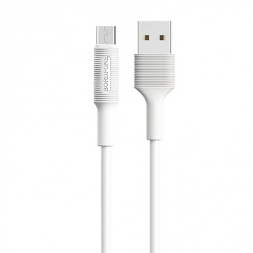 Кабель BOROFONE BX1 Micro USB 2A 1m (белый)