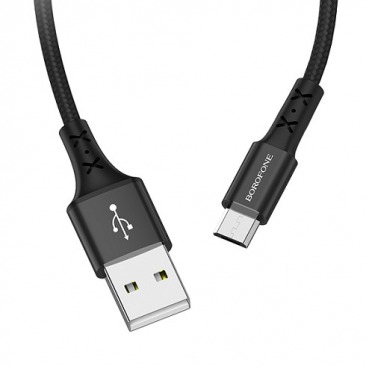 Кабель BOROFONE BX20 Micro USB 2А 1м (черный)