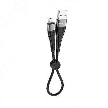 Кабель BOROFONE BX32 Micro USB 2.4A 0.25m (черный)