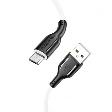 Кабель BOROFONE BX63 Micro USB 2.4A 1m (белый)