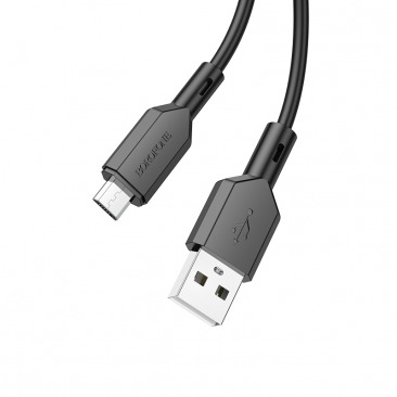 Кабель BOROFONE BX70 Micro USB 2.4A 1m (черный)